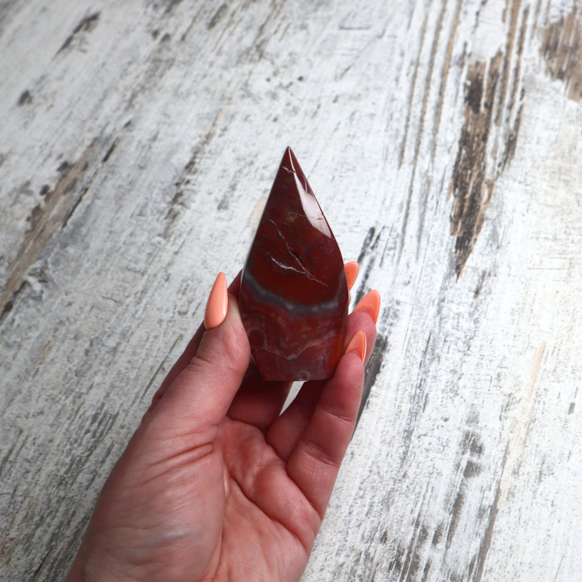 Crazy Lace Agate Teardrop | Grounded Vitality &amp; Inner Strength