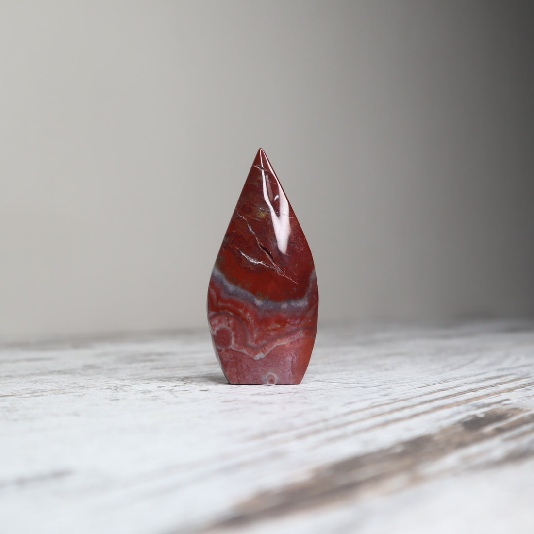 Crazy Lace Agate Teardrop | Grounded Vitality &amp; Inner Strength