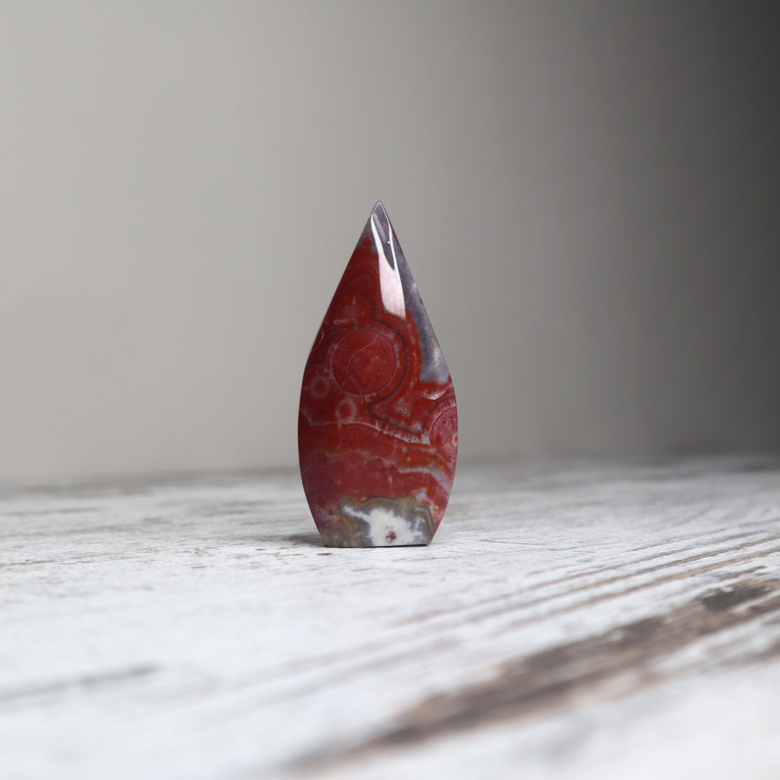 Crazy Lace Agate Teardrop | Grounded Vitality &amp; Inner Strength