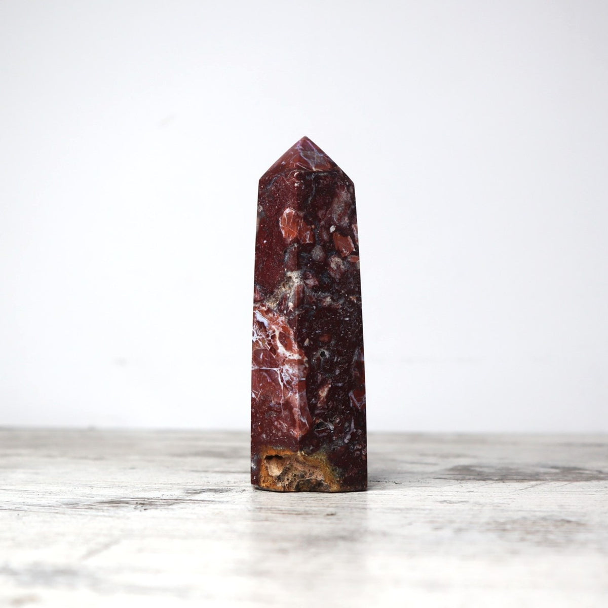 Crazy Lace Agate Tower | Grounding, Resilience &amp; Emotional Strength