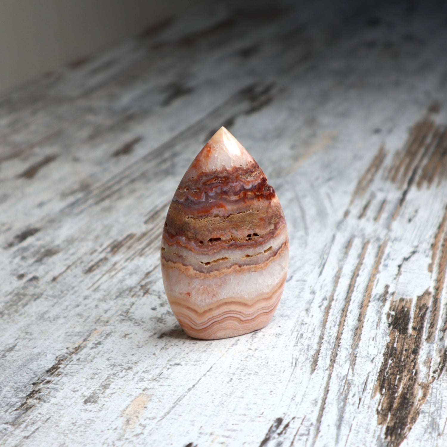 Crazy Lace Agate Teardrop | Joy, Confidence &amp; Positive Energy