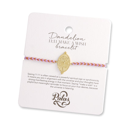Dandelion 11:11 'Make A Wish' Bracelet | Hope, Intention & Manifestation