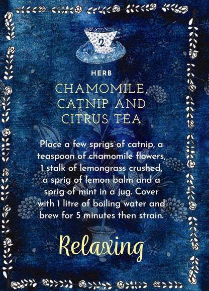 Divine Tea Time Inspiration Cards | Tea Rituals, Blends &amp; Mindful Moments