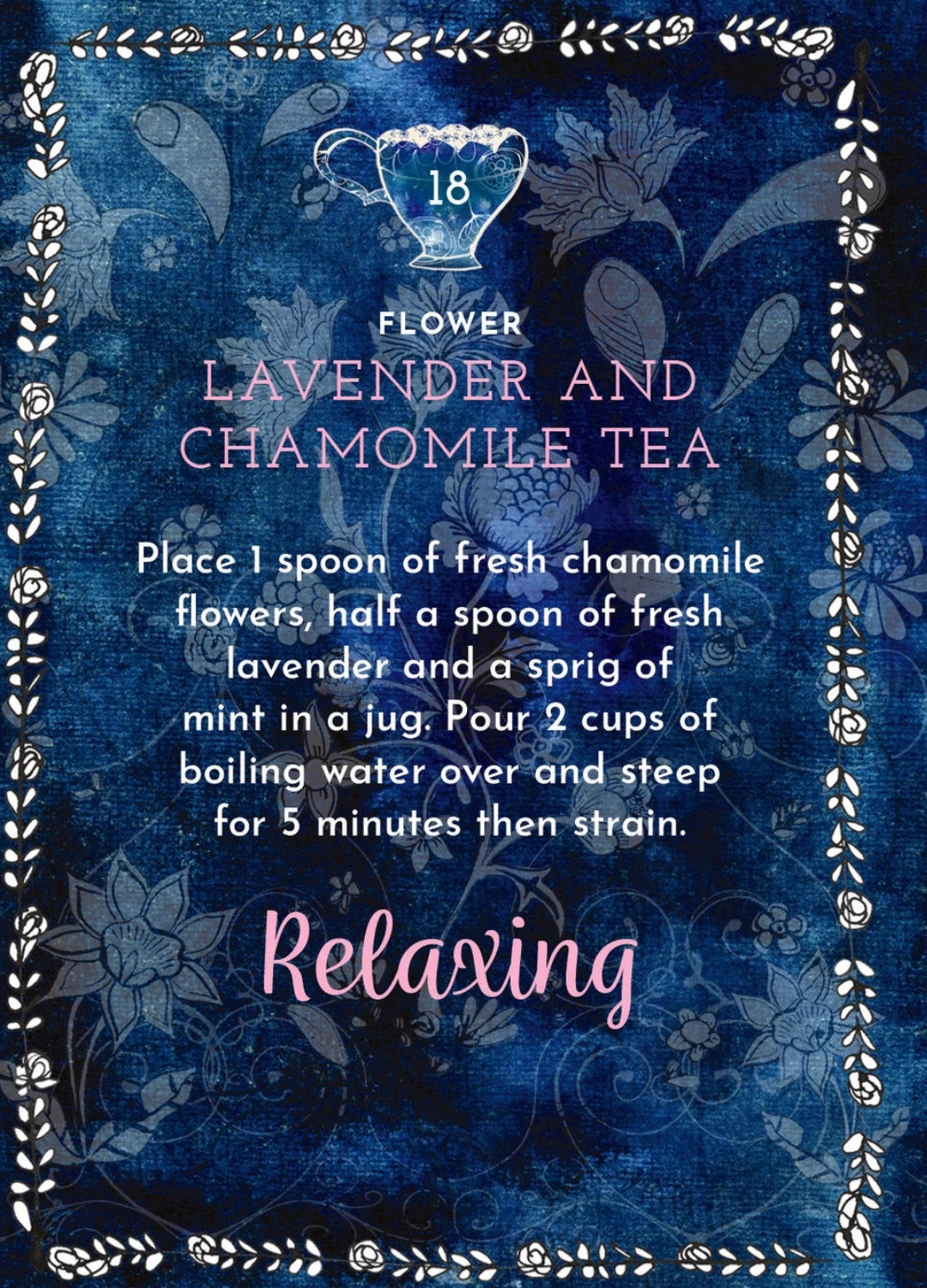 Divine Tea Time Inspiration Cards | Tea Rituals, Blends &amp; Mindful Moments