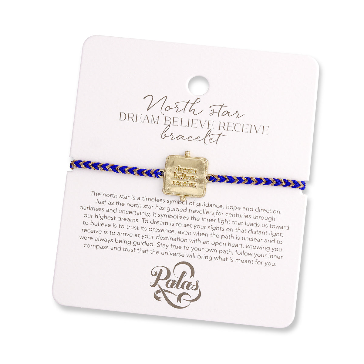 North Star 'Dream Believe Receive' Bracelet | Guidance, Hope & Manifestation