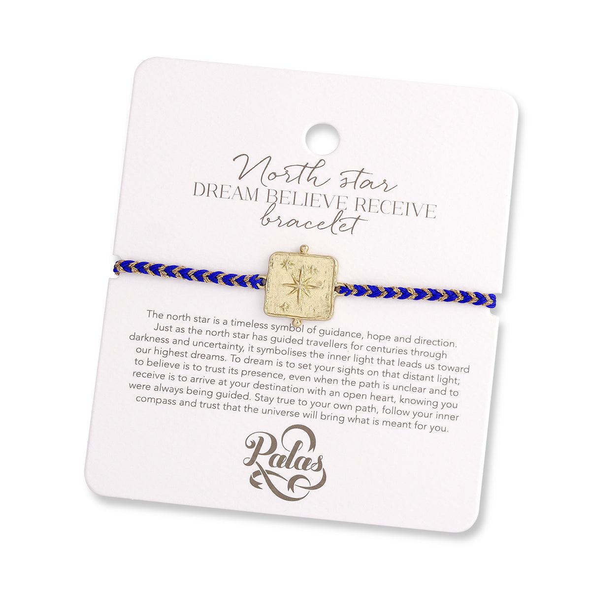 North Star 'Dream Believe Receive' Bracelet | Guidance, Hope & Manifestation
