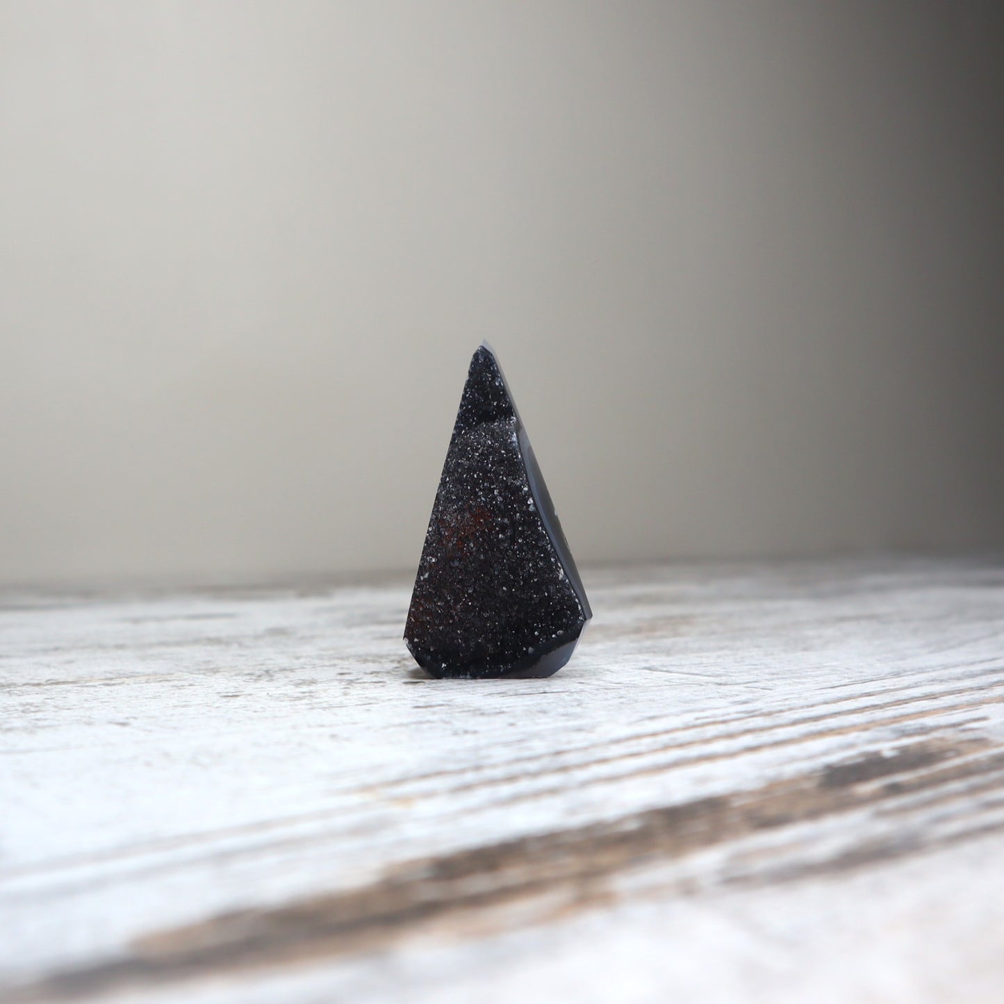 Charcoal Druzy Agate Diamond | Balance + Inner Spark
