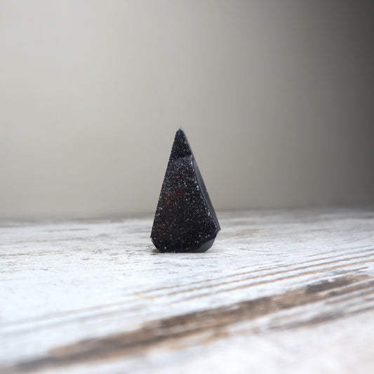 Charcoal Druzy Agate Diamond | Balance + Inner Spark
