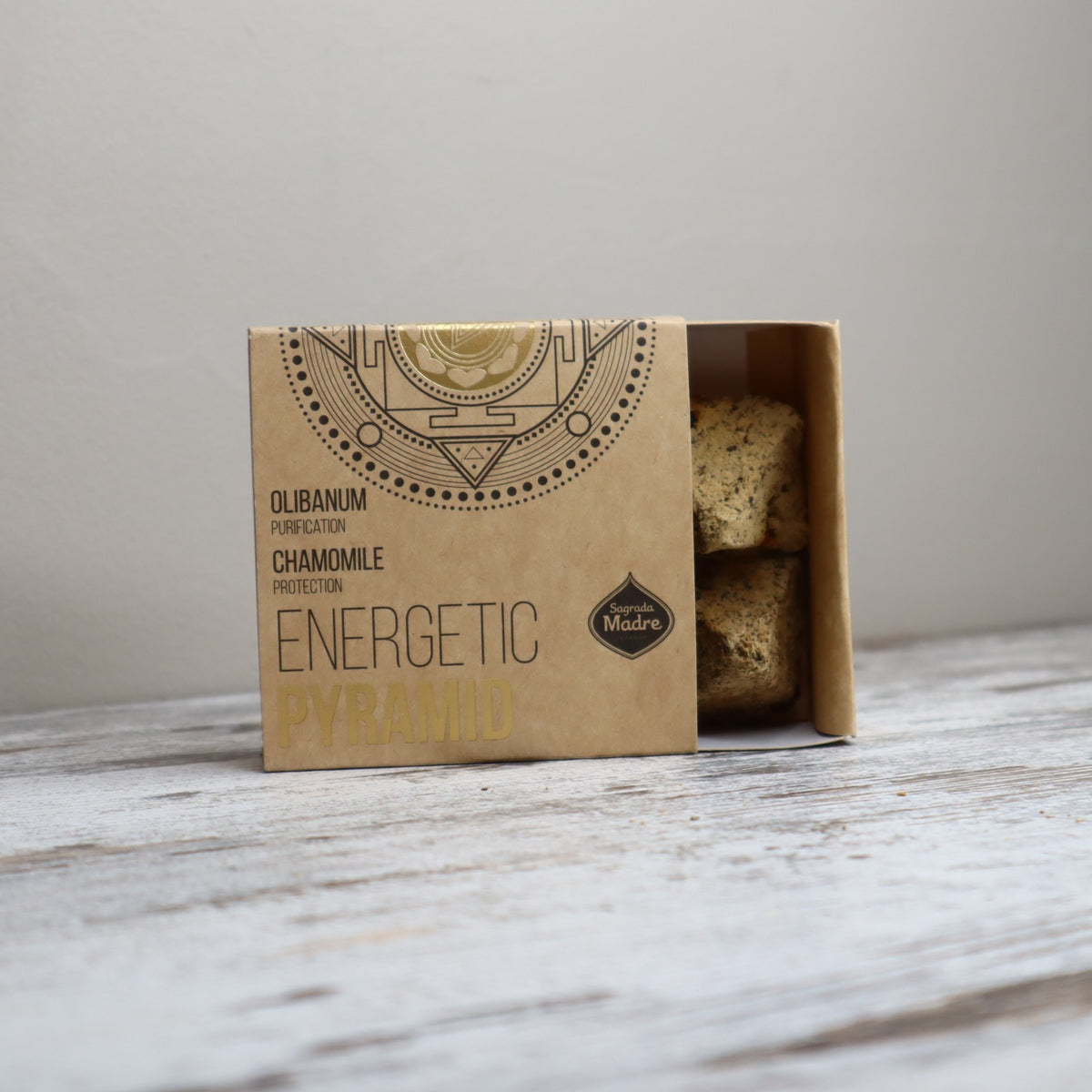 Sagrada Madre Energetic Pyramid | Olibanum + Chamomile | Purification &amp; Protection