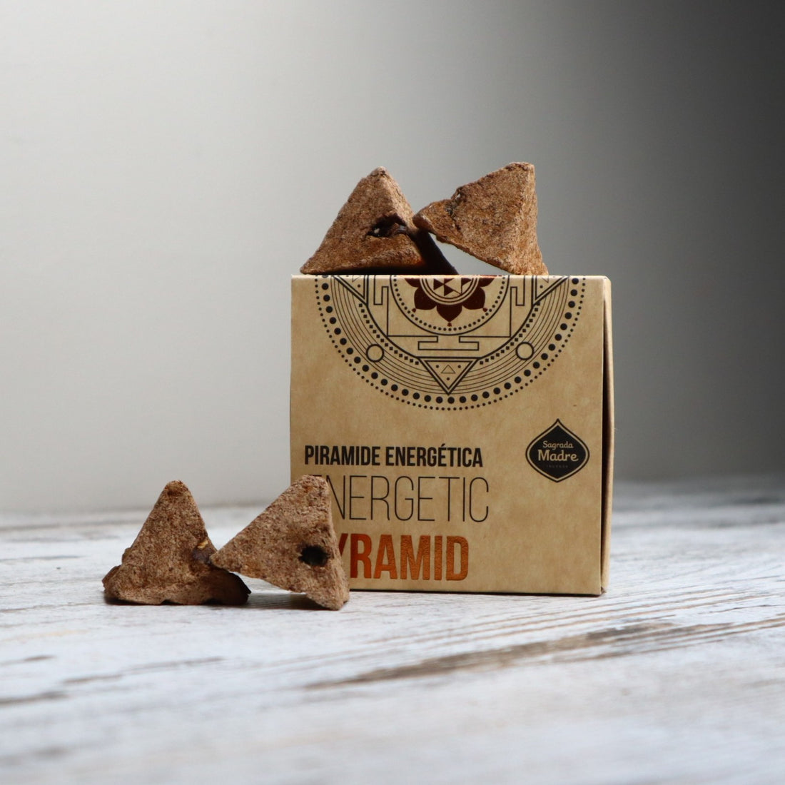Sagrada Madre Energetic Pyramid | Olibanum + Cinnamon | Prosperity &amp; Love