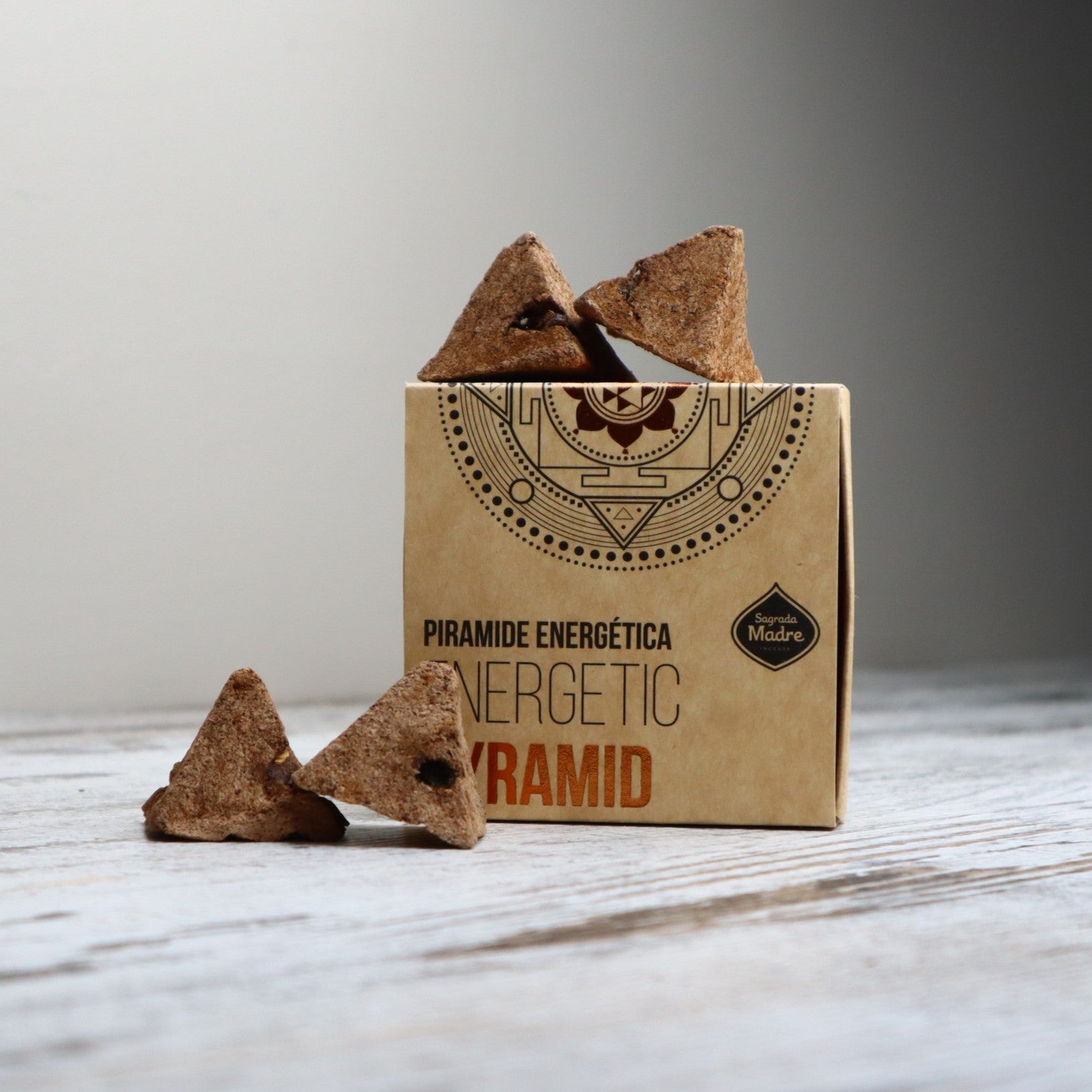 Sagrada Madre Energetic Pyramid | Olibanum + Cinnamon | Prosperity &amp; Love