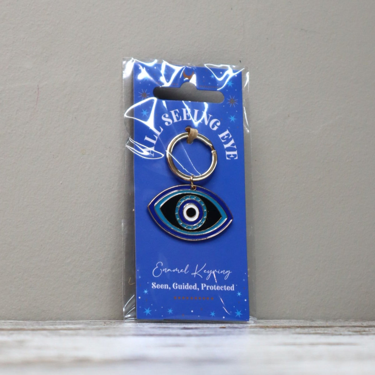 All Seeing Eye Keyring | Protection, Intuition &amp; Inner Guidance