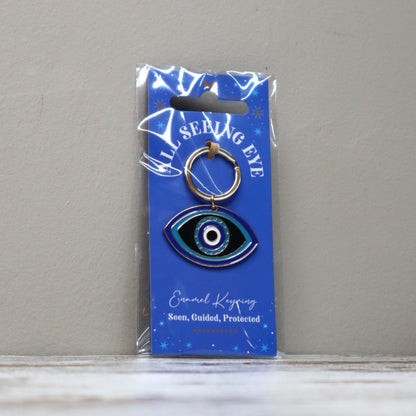 All Seeing Eye Keyring | Protection, Intuition &amp; Inner Guidance