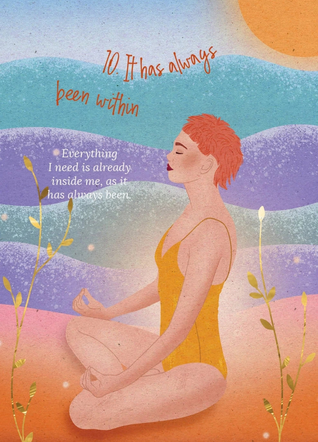 Finding Inner Peace Inspiration Cards | Self-Love, Calm &amp; Positive Thinking