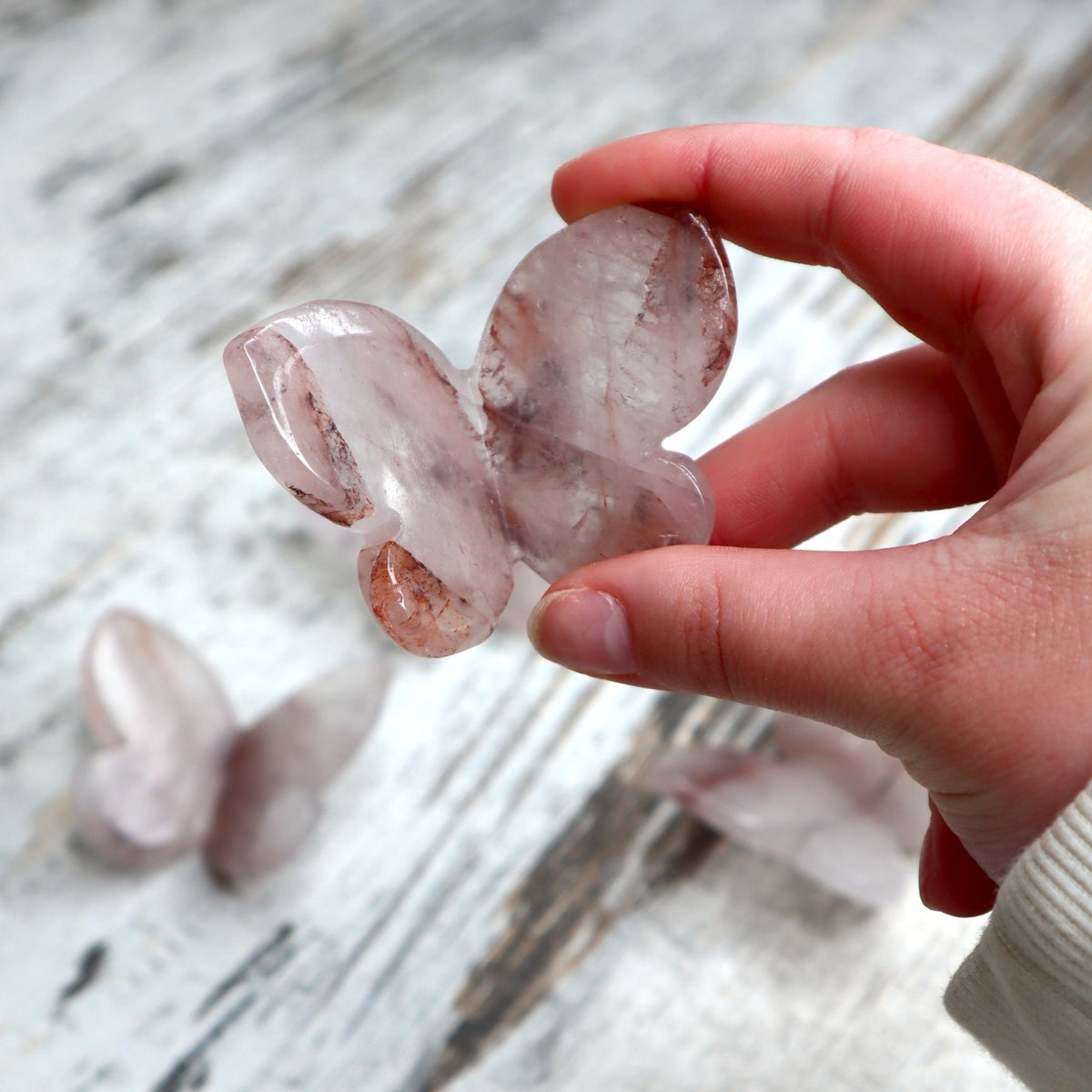 Fire Quartz 3D Butterfly | Intuitively Chosen | Courage, Vitality &amp; Inner Strength