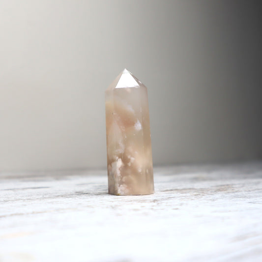 Flower Agate Point | Hope, Courage & Personal Growth