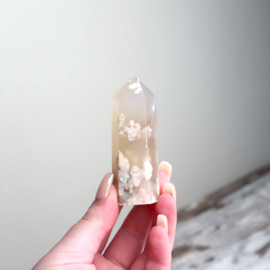 Flower Agate Point | Hope, Courage & Personal Growth