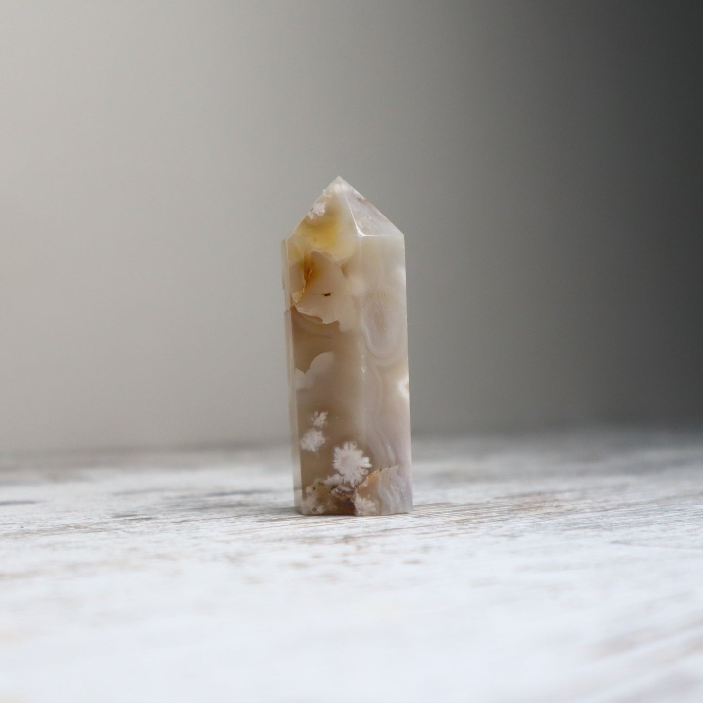 Flower Agate Point | Confidence, Dreams & New Beginnings