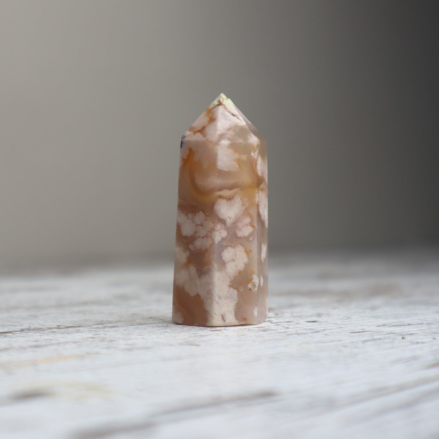 Flower Agate Point | Confidence, Growth & Fresh Beginnings