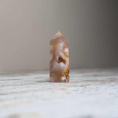 Flower Agate Point | Confidence, Growth & Fresh Beginnings