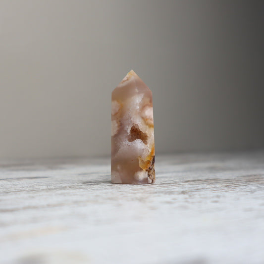 Flower Agate Point | Confidence, Growth & Fresh Beginnings