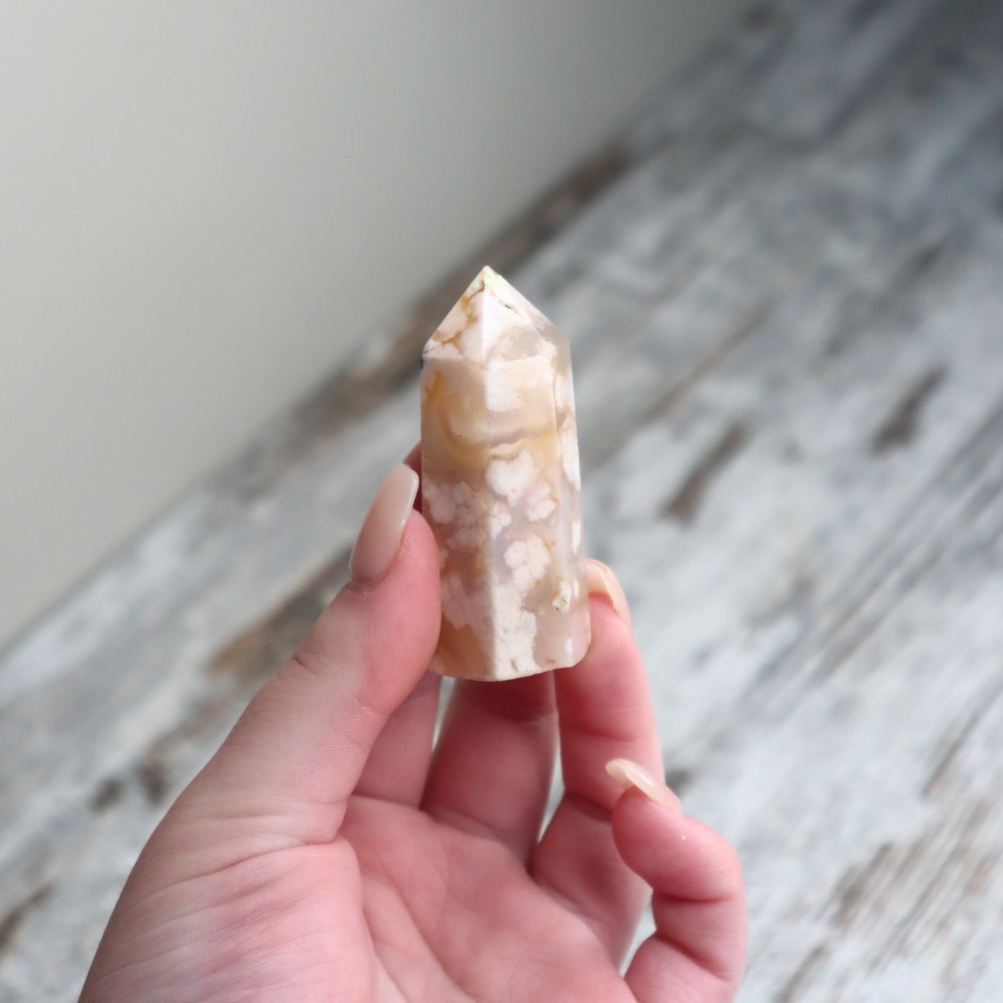 Flower Agate Point | Confidence, Growth & Fresh Beginnings
