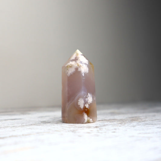 Flower Agate Point | Self-Belief, New Beginnings & Blooming Potential