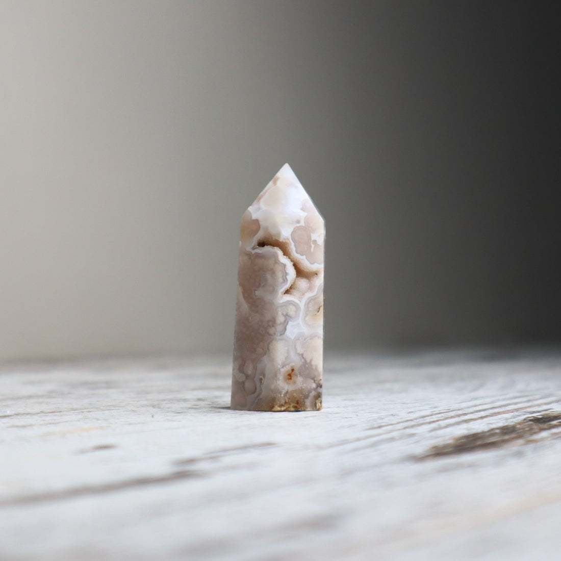 Flower Agate Point | Blossoming Potential, Growth &amp; New Beginnings