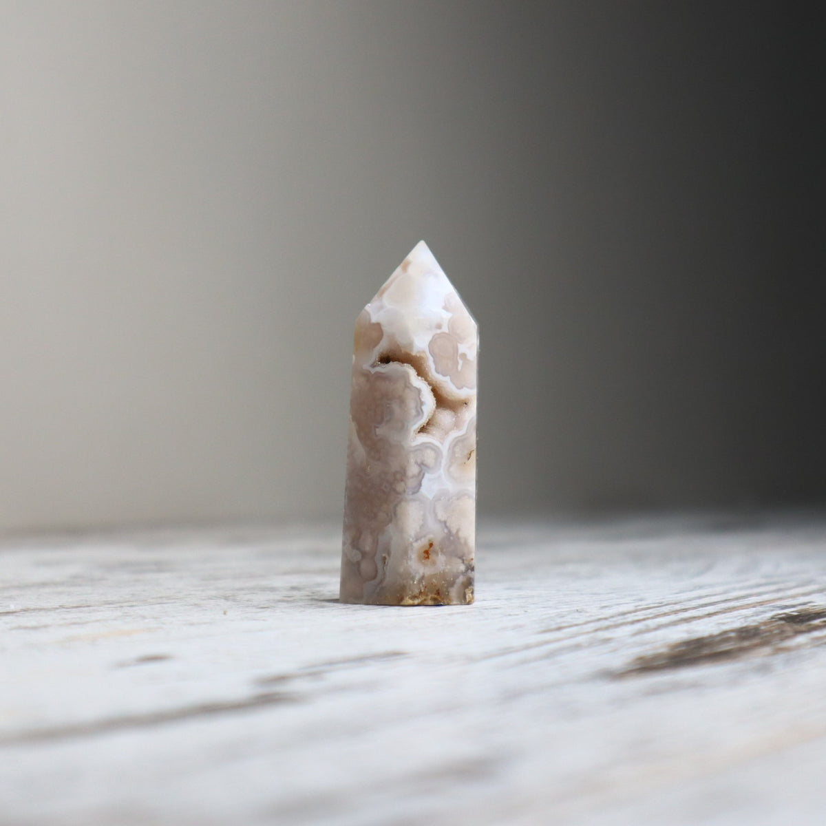 Flower Agate Point | Blossoming Potential, Growth &amp; New Beginnings