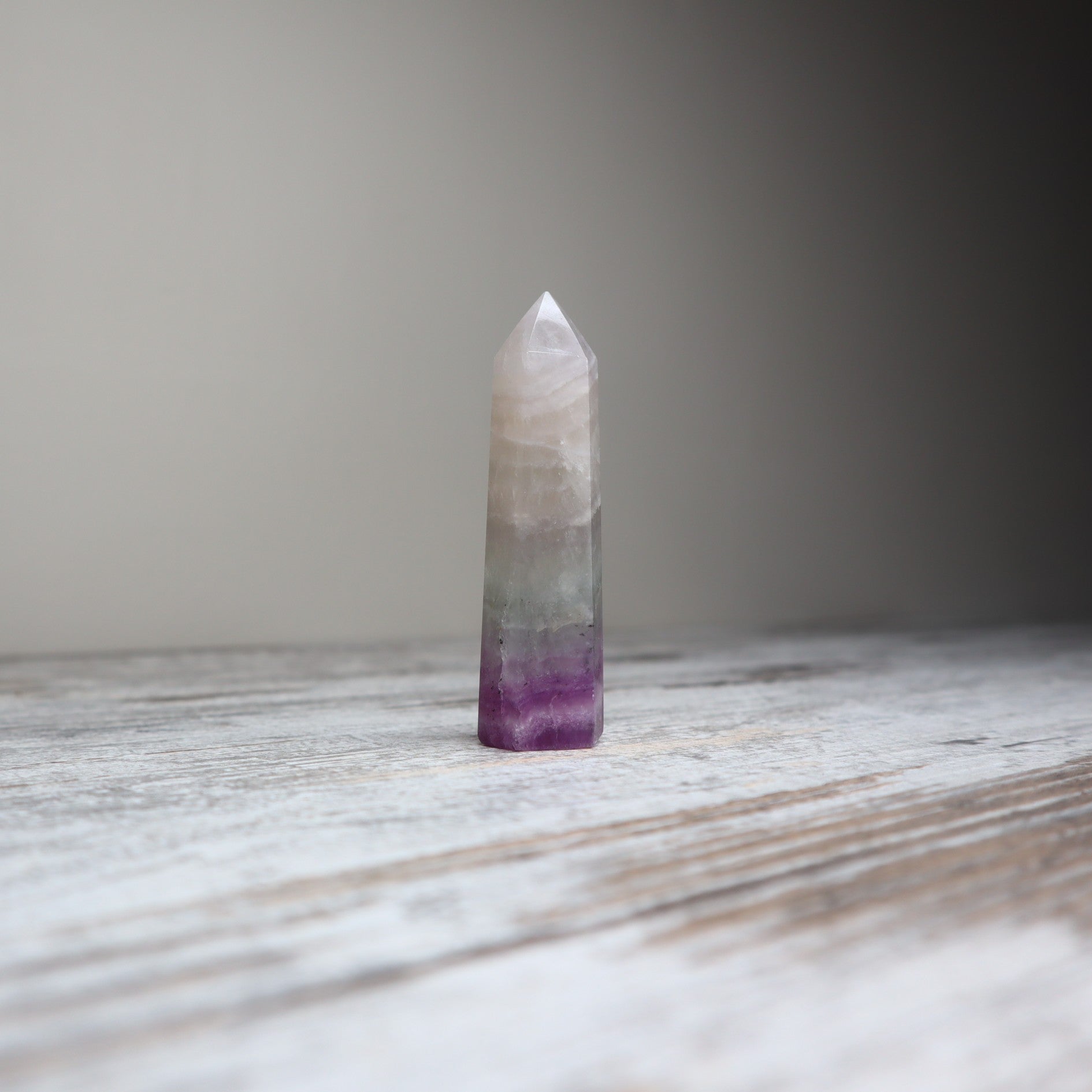 Rainbow Fluorite Point | Intuition, Clarity &amp; Inner Alignment