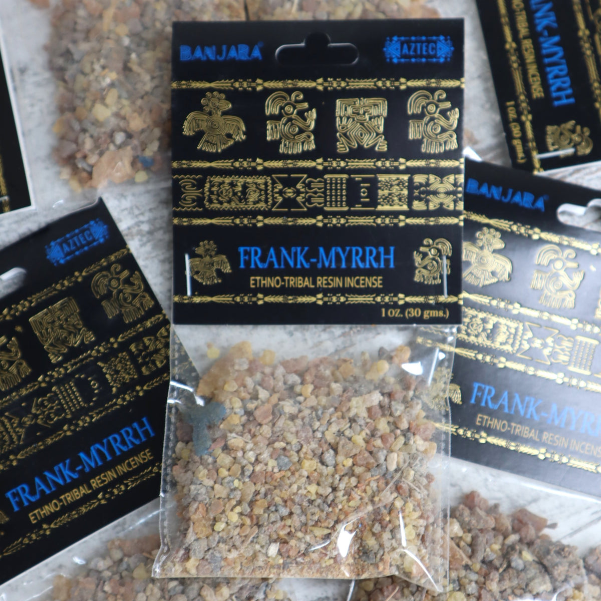 Banjara Frankincense &amp; Myrrh Resin Incense 30g | Protection, Grounding &amp; Connection