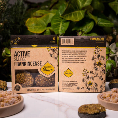Sagrada Madre Frankincense Charcoal Discs | Purification, Protection &amp; Spiritual Connection