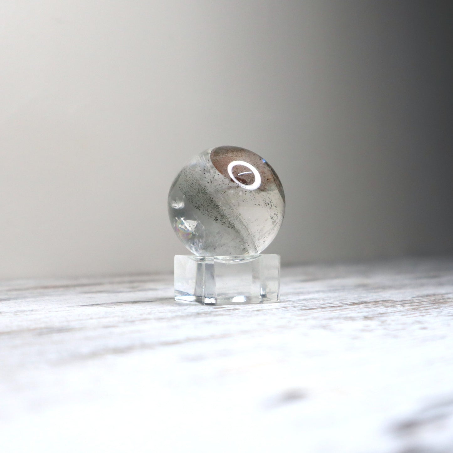 Garden Quartz (Lodolite) Sphere | Scenic Quartz, Earth Energy & Inner Vision
