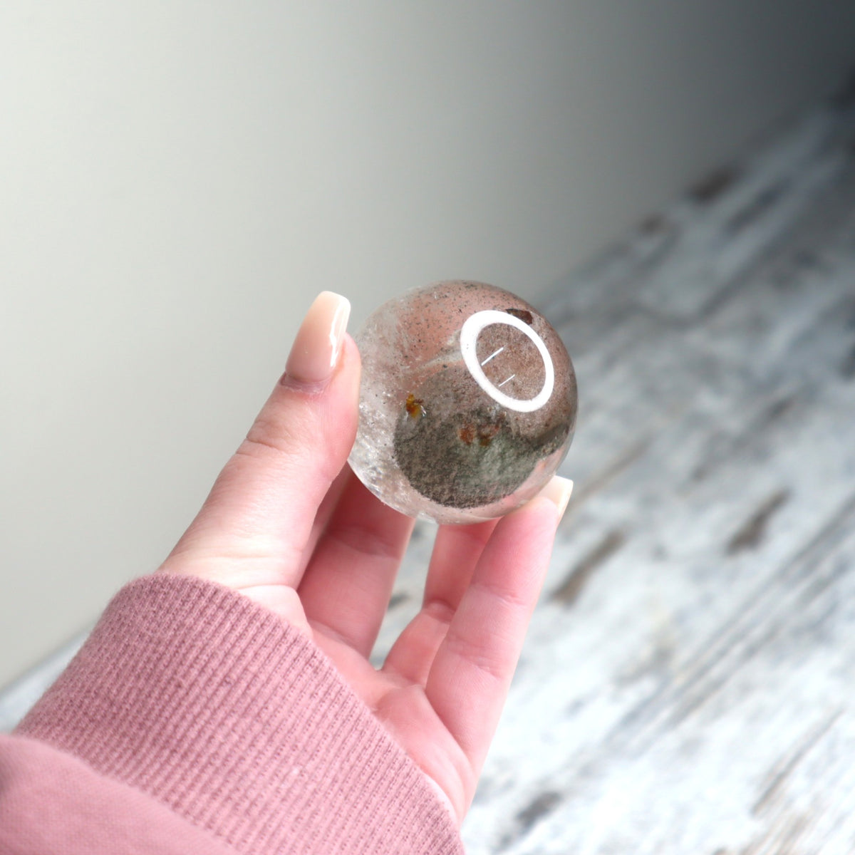 Garden Quartz (Lodolite) Sphere | Scenic Quartz, Earth Energy &amp; Inner Vision