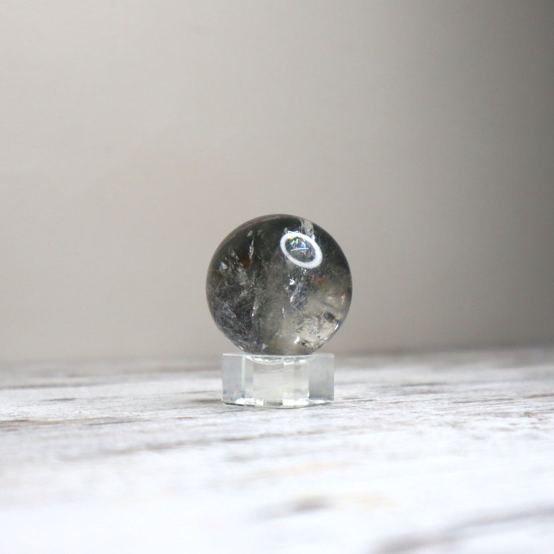 Garden Quartz (Lodolite) Sphere | Inner Worlds, Grounding &amp; Manifestation