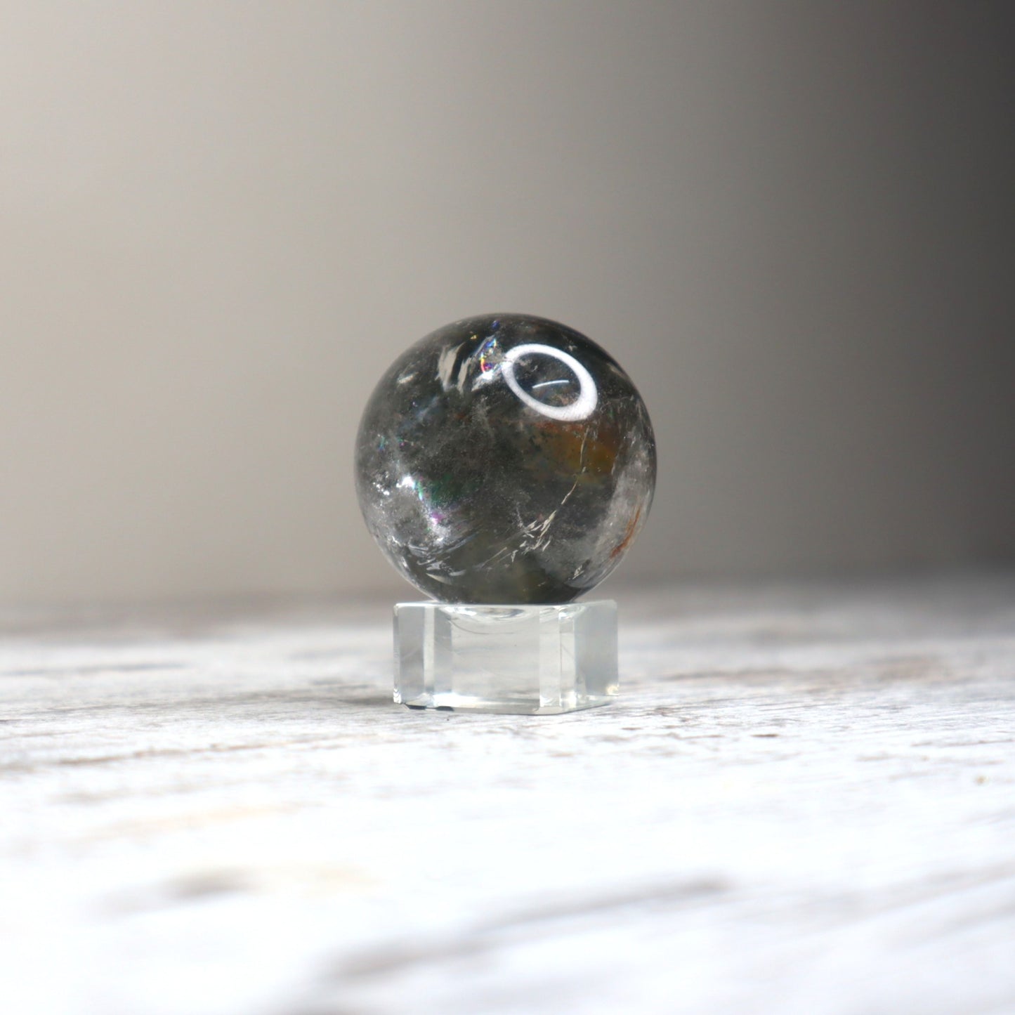 Garden Quartz (Lodolite) Sphere | Inner Worlds, Grounding & Manifestation