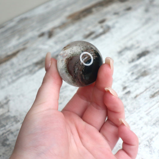 Garden Quartz Sphere | Inner Worlds, Grounding & Manifestation