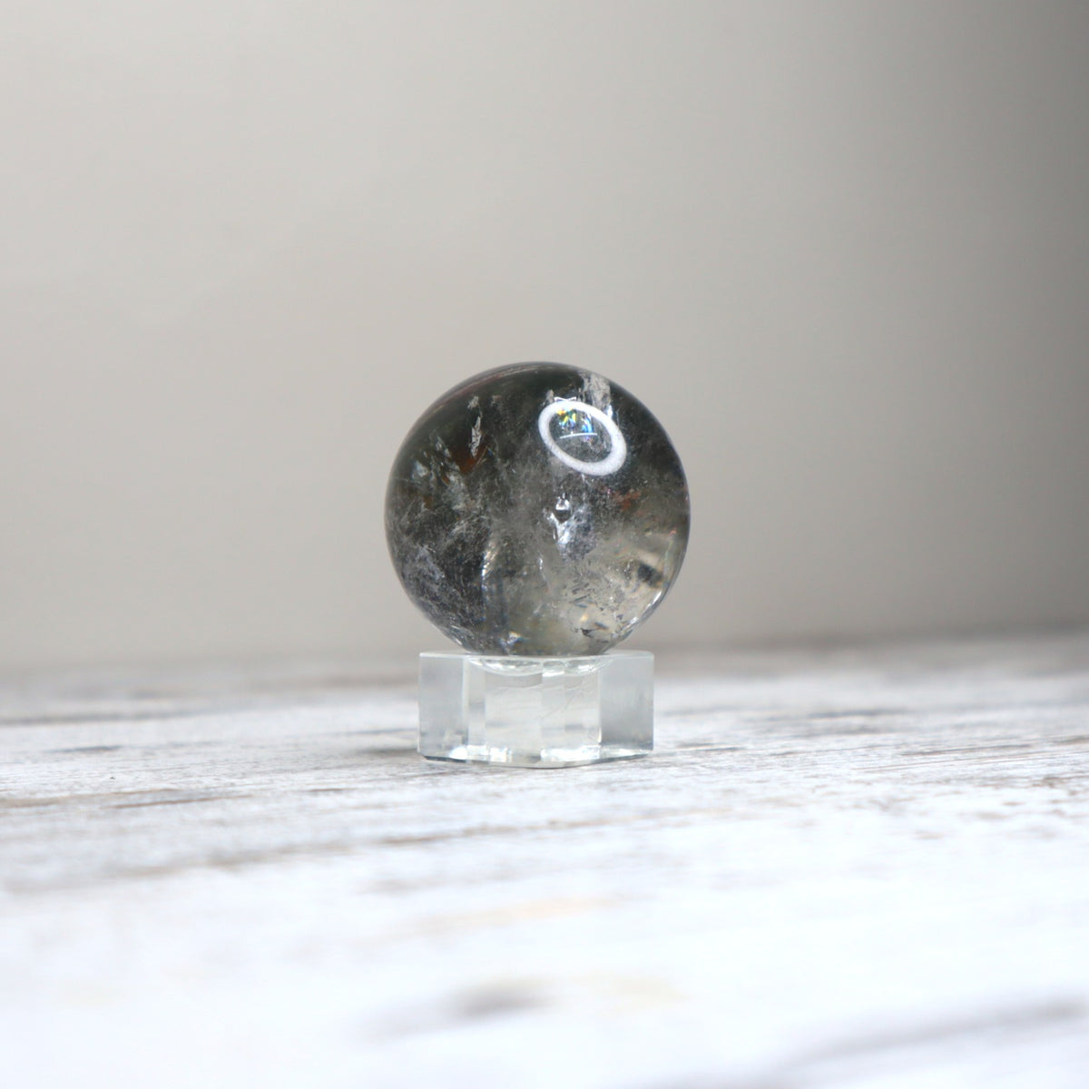 Garden Quartz (Lodolite) Sphere | Inner Worlds, Grounding &amp; Manifestation