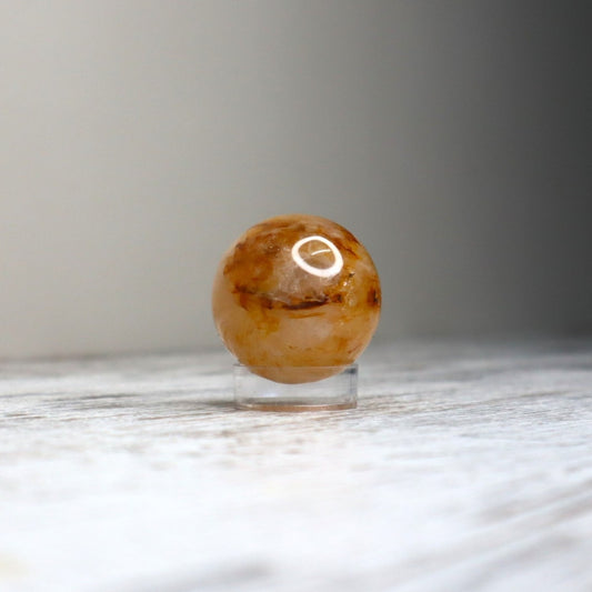 Golden Healer Quartz Sphere | Amplification, Healing & Golden Light Energy