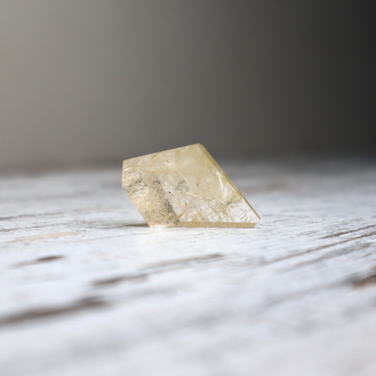 Golden Rutilated Quartz Mini Freeform | Manifestation, Clarity &amp; Positive Transformation