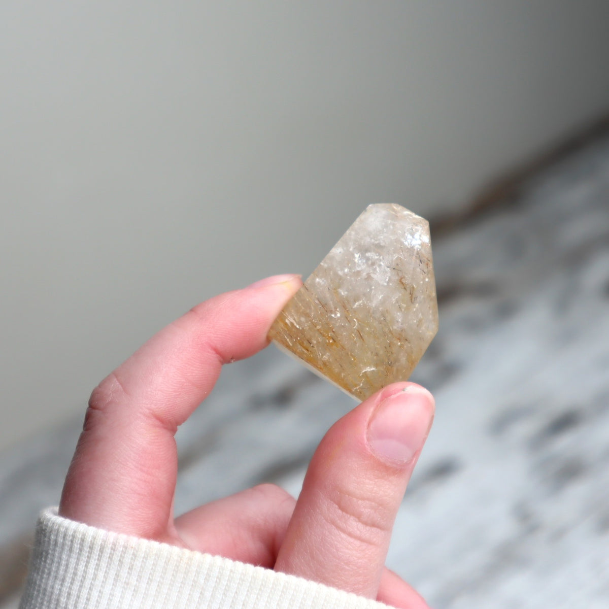 Golden Rutilated Quartz Mini Freeform | Inner Wisdom, Confidence &amp; Manifestation