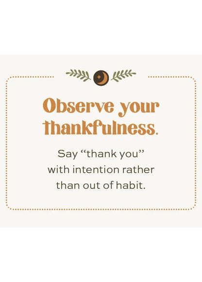 Gratitude | A little deck of Appreciation, Positivity &amp; Mindful Living