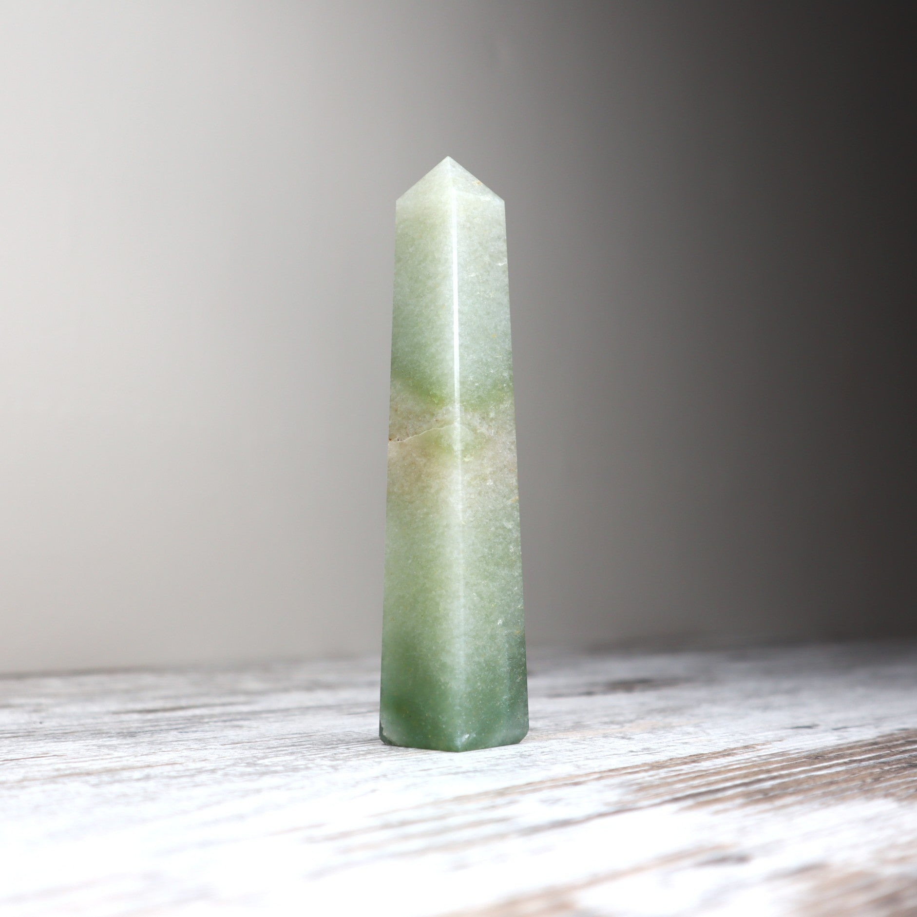 Green Aventurine Tower | Prosperity, Growth &amp; Heart Healing