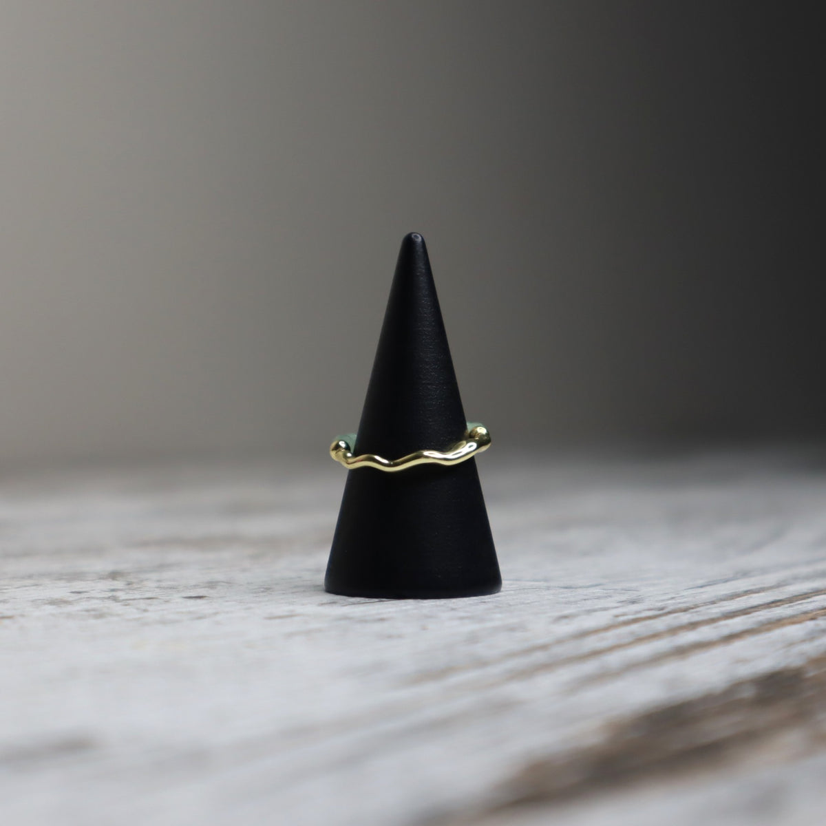 Green Aventurine Beaded Ring | Abundance, Luck &amp; New Beginnings