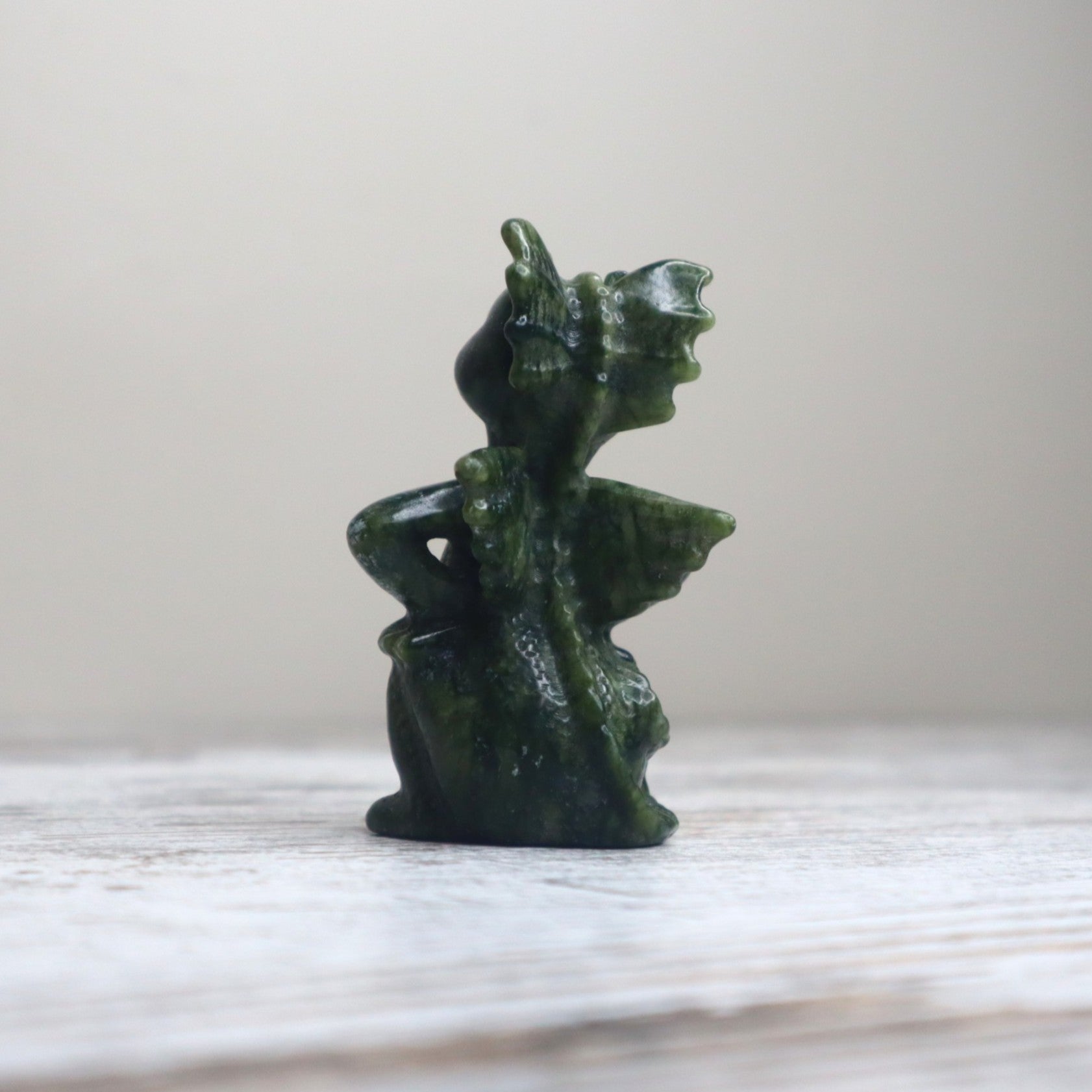 Jade Dragon Carving | Courage, Protection &amp; Joy