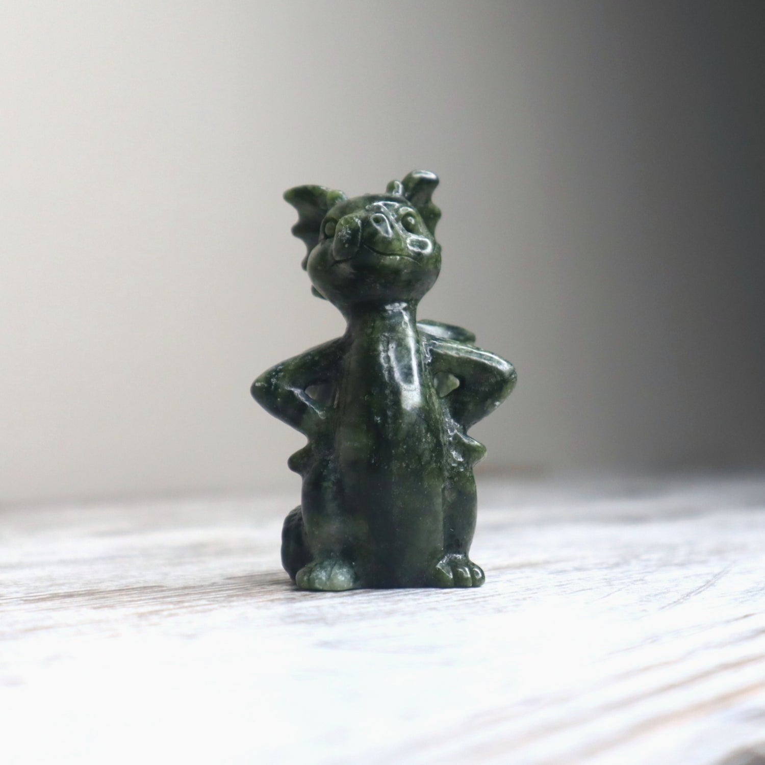 Jade Dragon Carving | Courage, Protection &amp; Joy