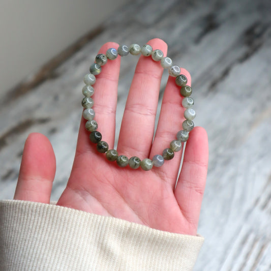 Labradorite Bead Bracelet | 6mm | Transformation, Intuition & Protection