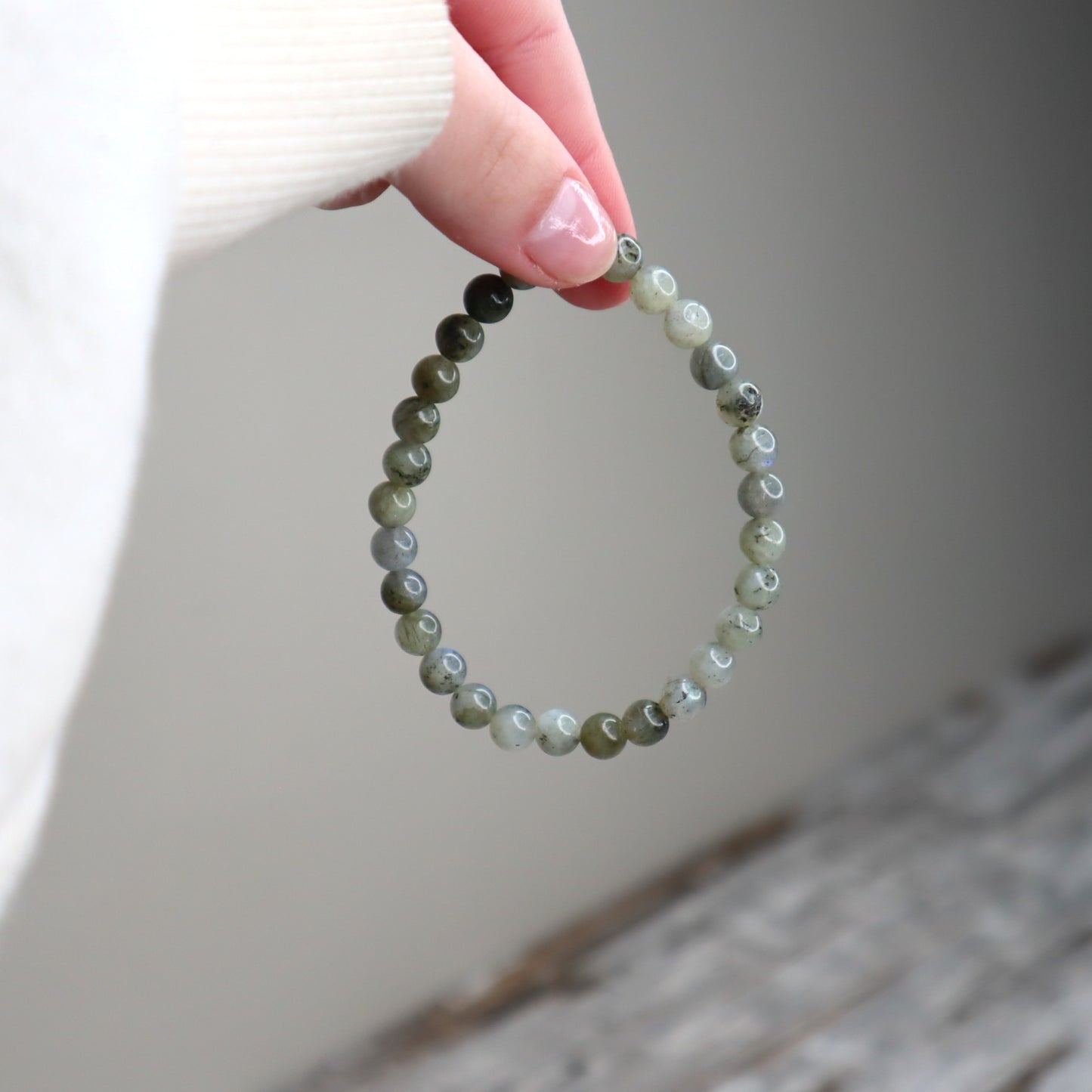 Labradorite Bead Bracelet | 6mm | Transformation, Intuition & Protection