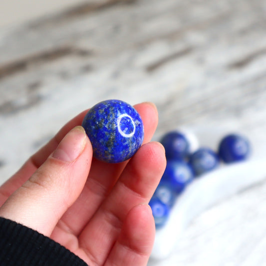 Lapis Lazuli Mini Sphere | Intuition, Truth & Inner Wisdom