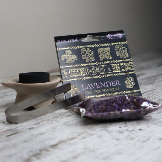 Banjara Lavender Resin Incense 30g | Calm, Relaxation & Peace